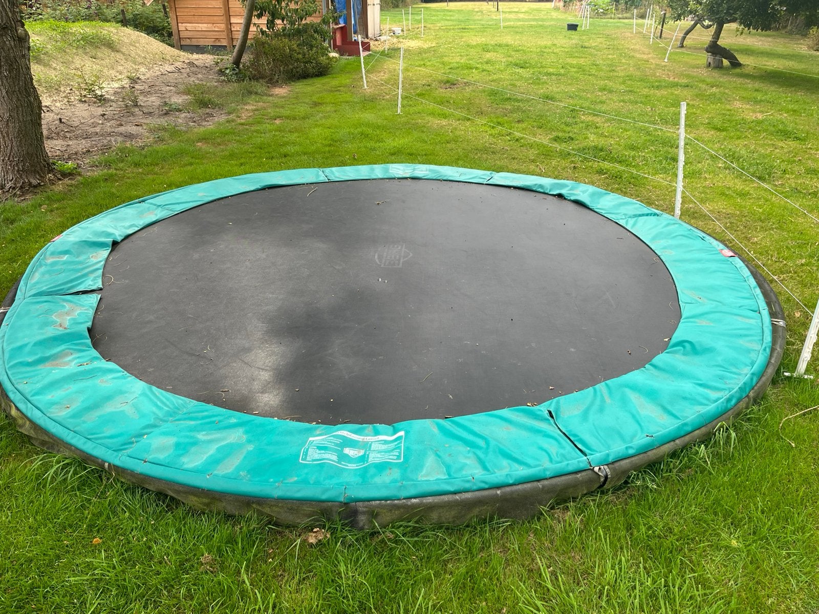Trampoline Berg inground 420cm, Kinderen en Baby's, Speelgoed | Buiten | Trampolines, Ophalen, Gebruikt