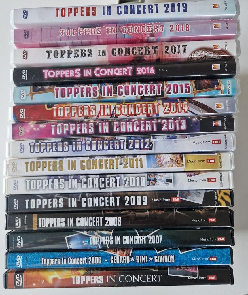 Toppers in Concert DVD Collectie (2006-2019), Cd's en Dvd's, Alle leeftijden, Ophalen of Verzenden, Gebruikt