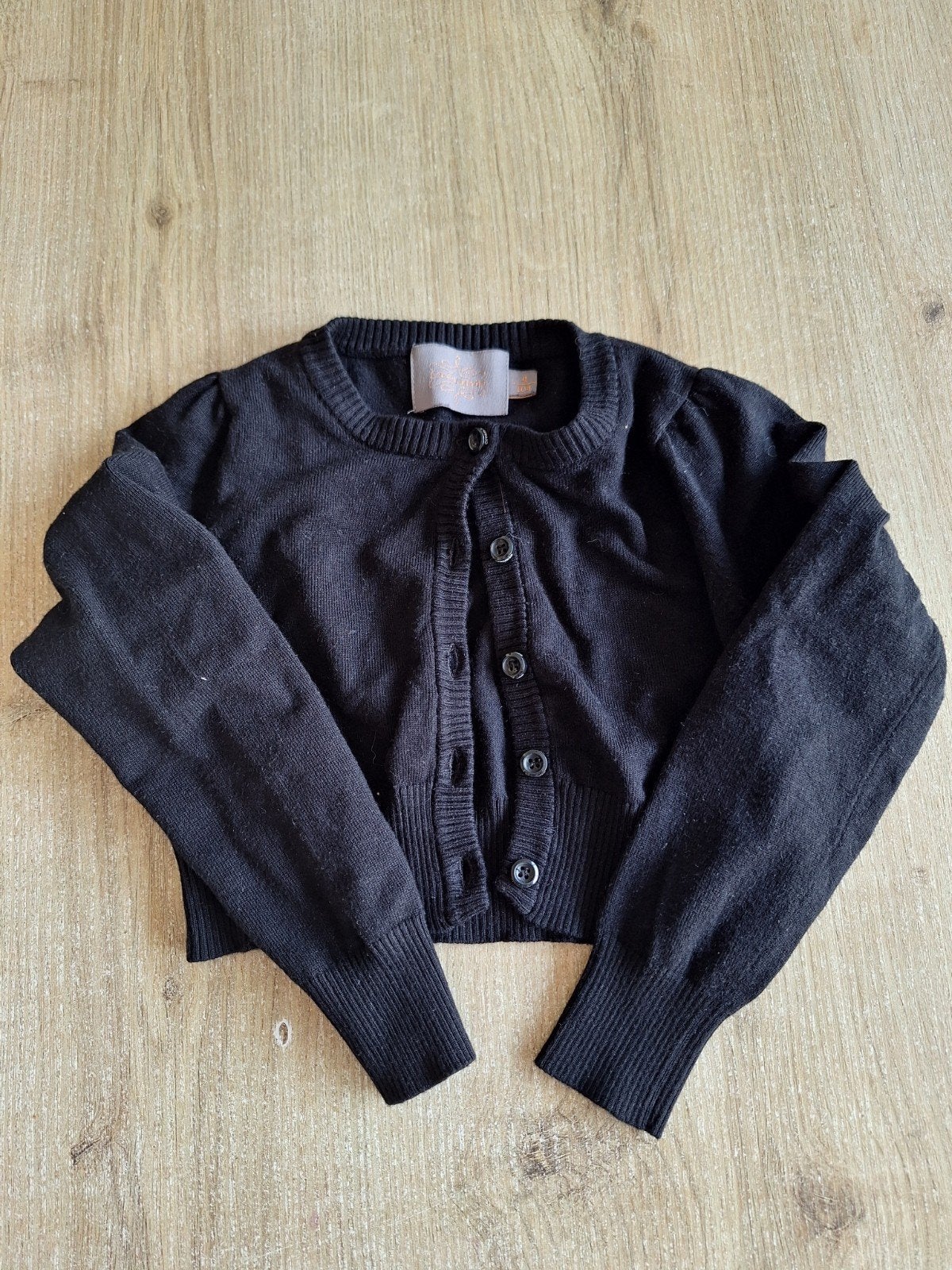 bolero zwart maat 104, Gebruikt, Meisje, Trui of Vest, Ophalen of Verzenden