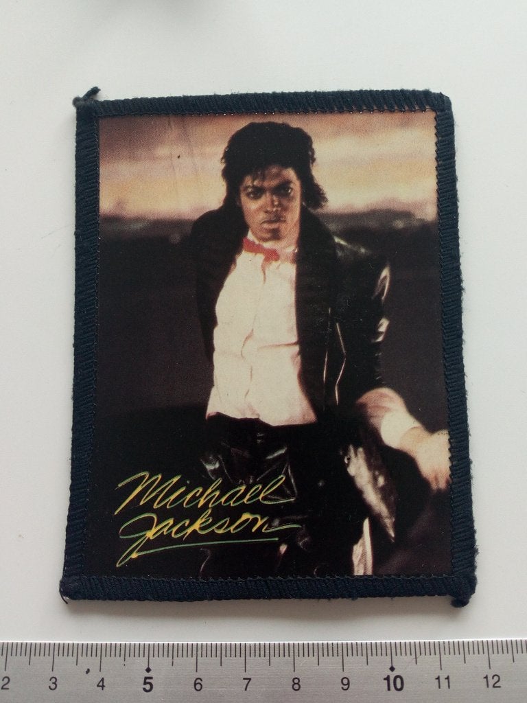 MICHAEL JACKSON  erg zeldzame vintage PATCH 15, Ophalen of Verzenden, Nieuw, Kleding