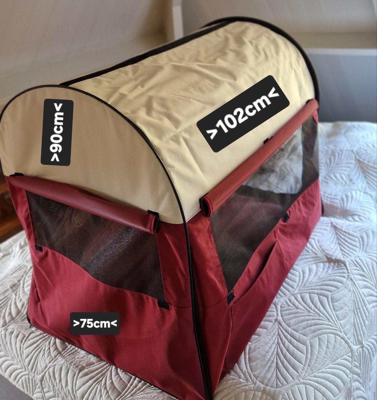 nylon tent/bench, slechts 2x gebruikt, Dieren en Toebehoren, Ophalen of Verzenden, Zo goed als nieuw, Overige typen