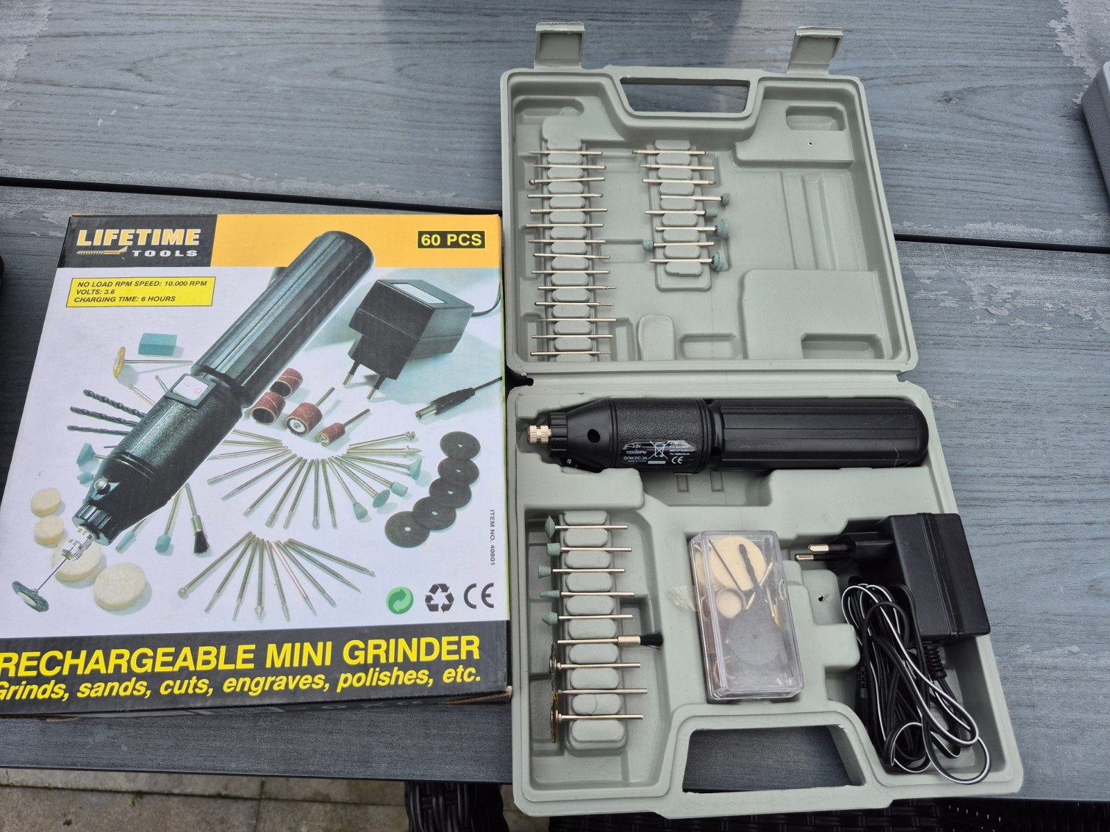 Oplaadbare Mini Toolset -Lifetime tools- 60 Delig - Nieuw, Ophalen of Verzenden, Nieuw