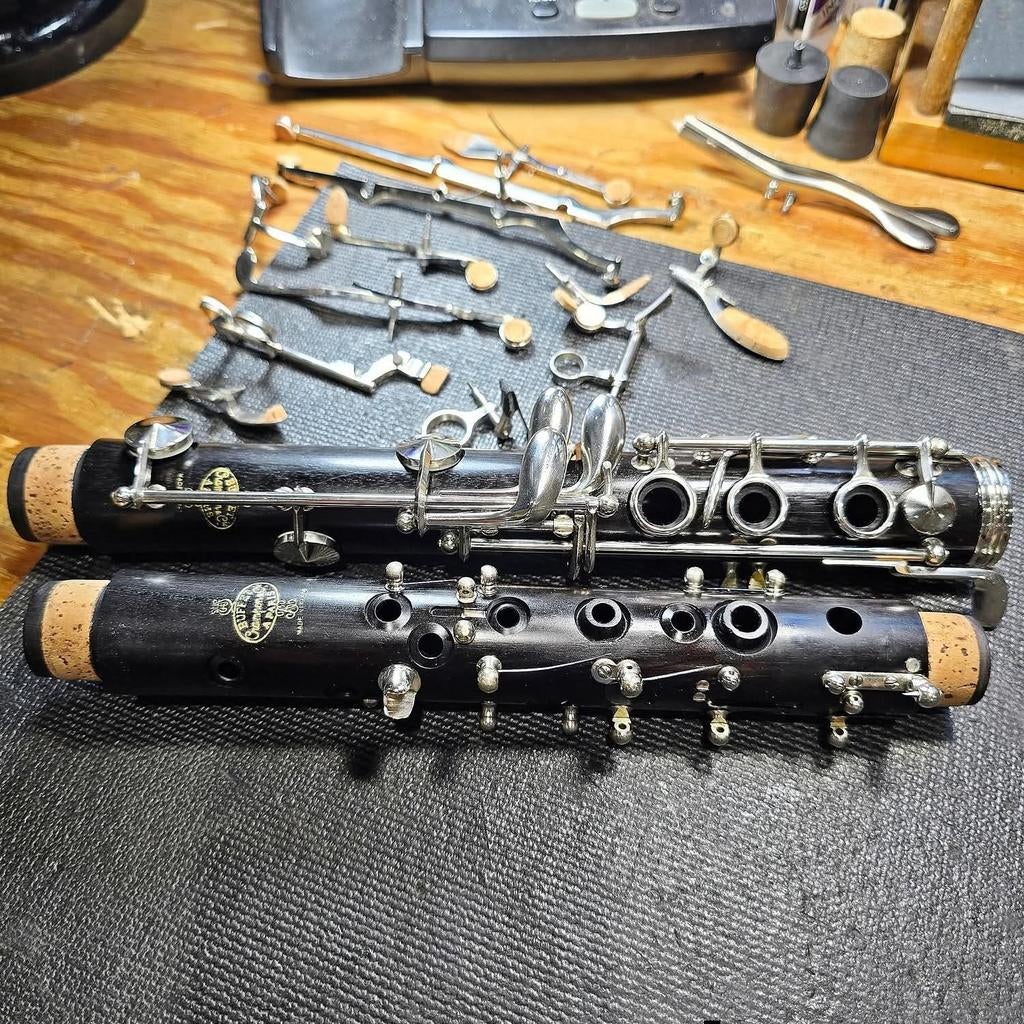 Klarinet Atelier Voor Super Goede Gereviseerde Klarinetten, Muziek en Instrumenten, Ophalen of Verzenden, Zo goed als nieuw, Hout