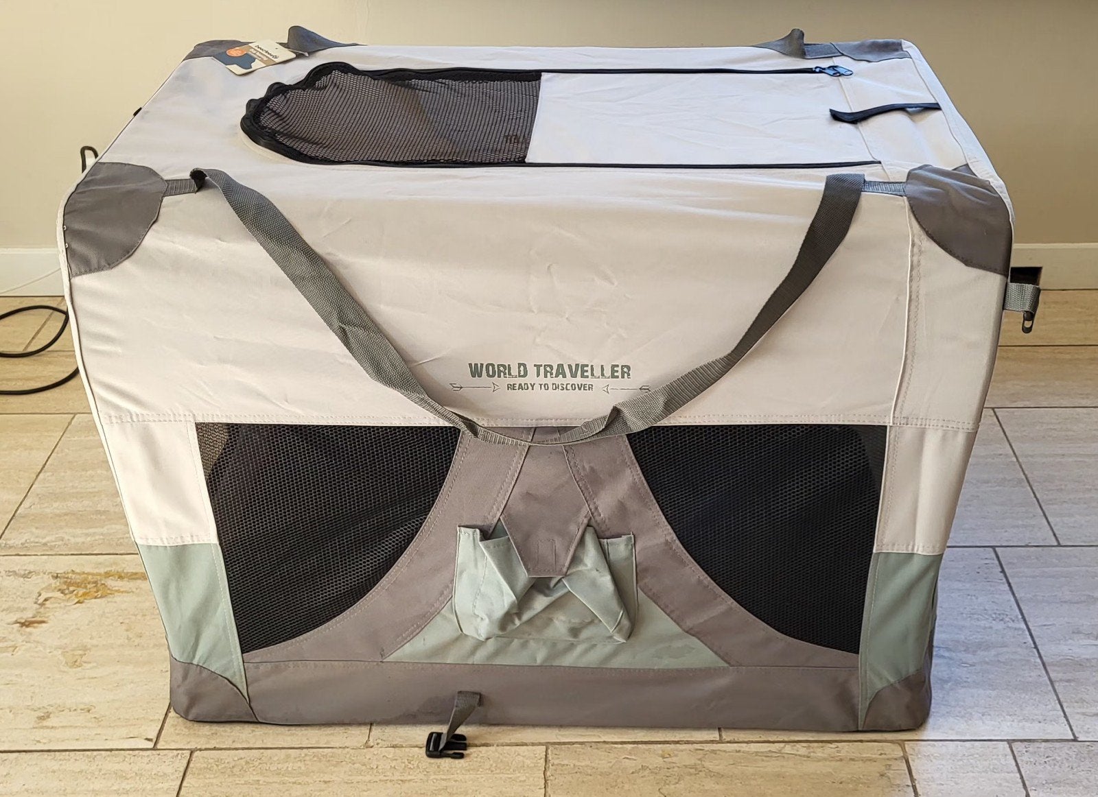 Opvouwbare hondenbench 91x63x63, Ophalen, Zo goed als nieuw