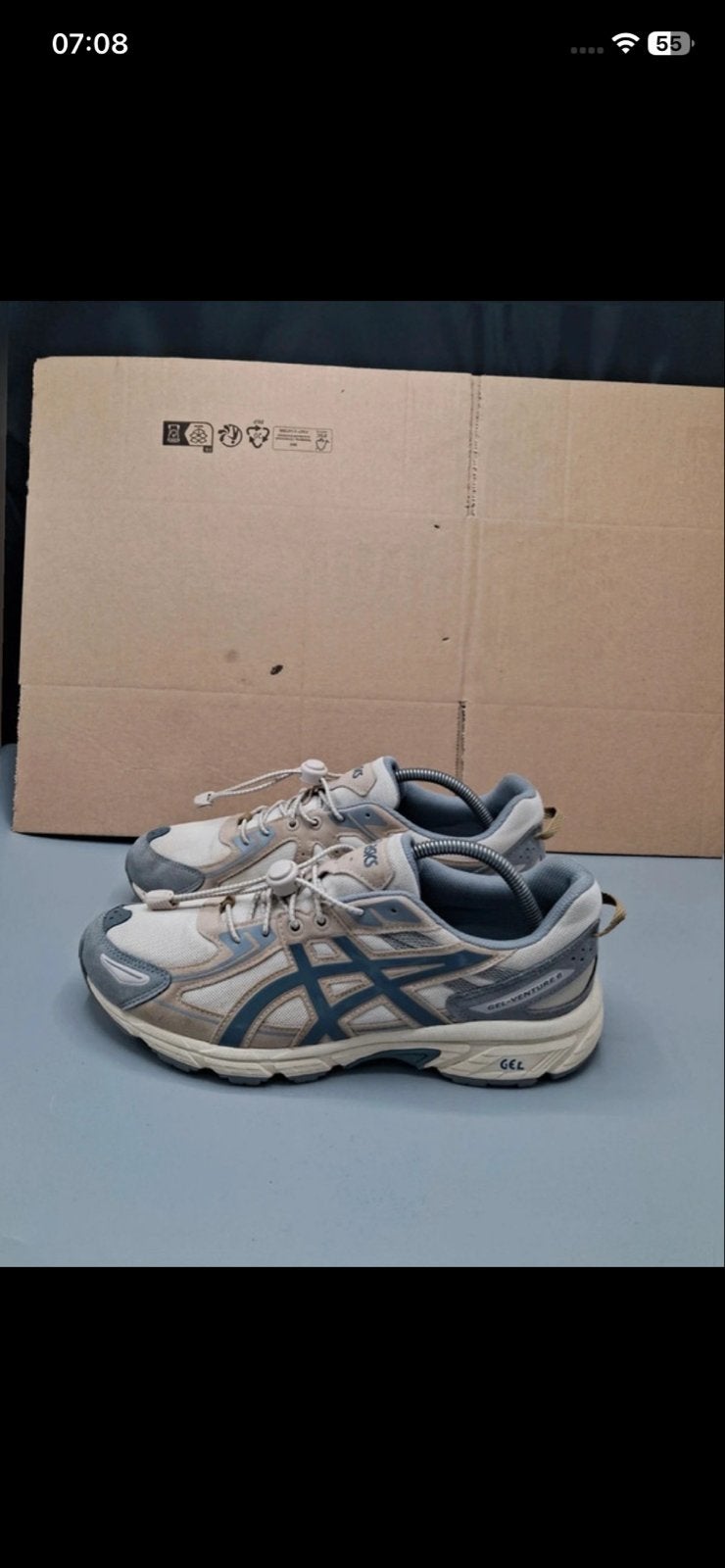 Asics Gel-Venture 6 Hardloopschoenen - Maat 43.5, Gebruikt, Hardloopschoenen, Ophalen of Verzenden, Hardlopen