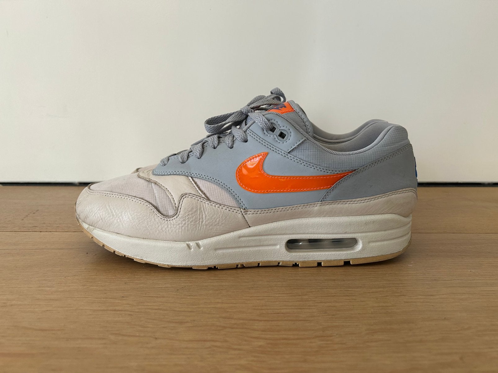 Nike air max 1 Ripstop Desert Sand, Kleding | Heren, Sneakers of Gympen, Gedragen, Verzenden, Blauw