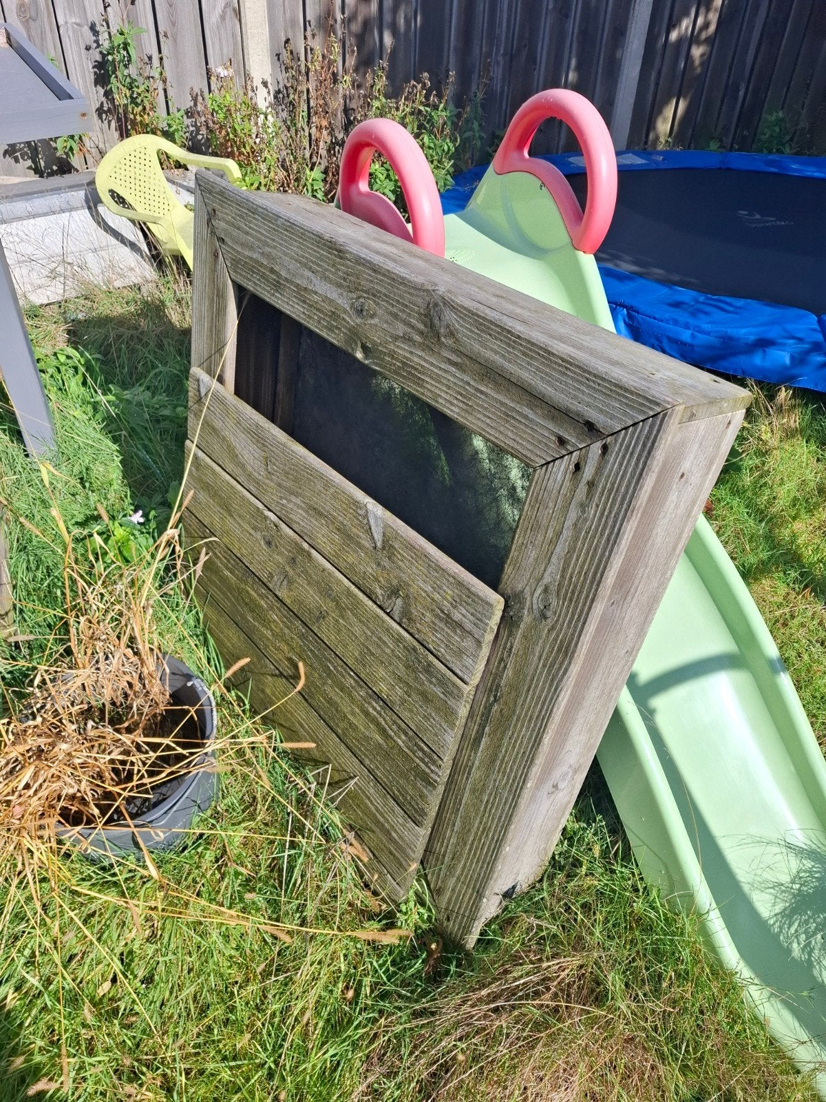 Zandbak met deksel, Ophalen, Gebruikt