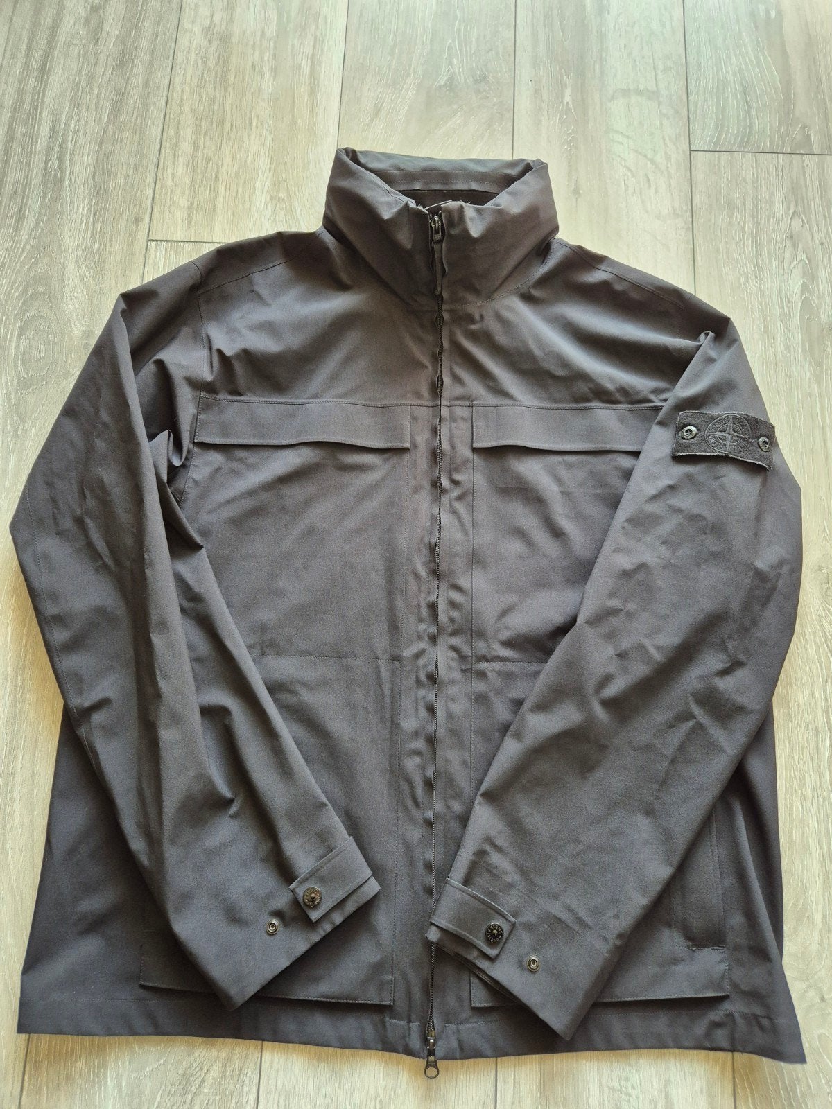 Stone Island Ghost Tank Shield 420F1 Jacket Black XXL – AW18, Zwart, Overige maten, Ophalen of Verzenden, Stone Island