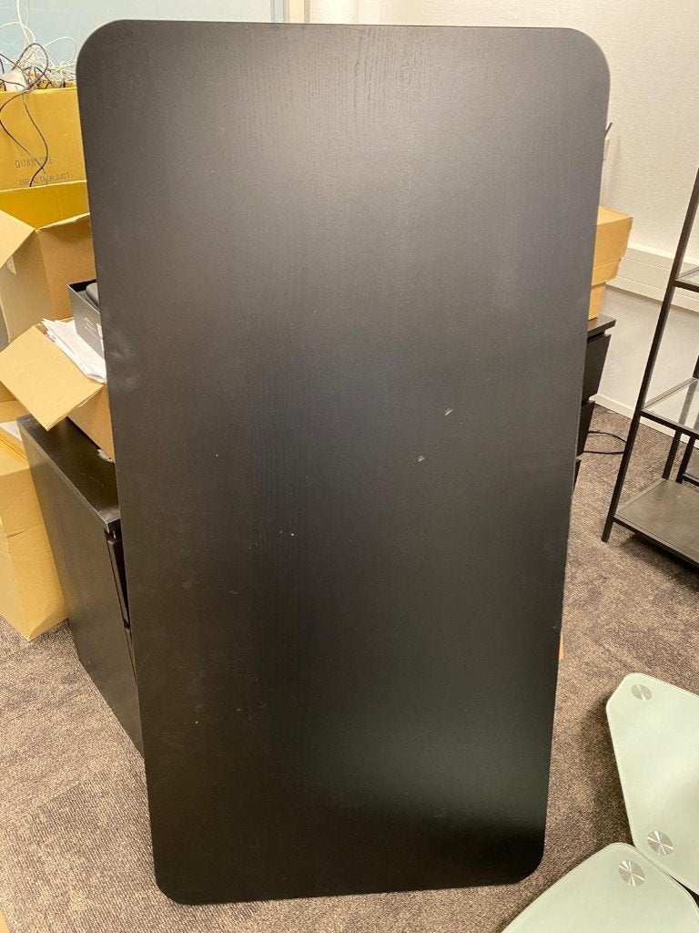 IKEA BEKANT TAFELBLAD 160x80 – €20 | meerdere beschikbaar, Huis en Inrichting, Ophalen, Zwart, 160 cm, Gebruikt