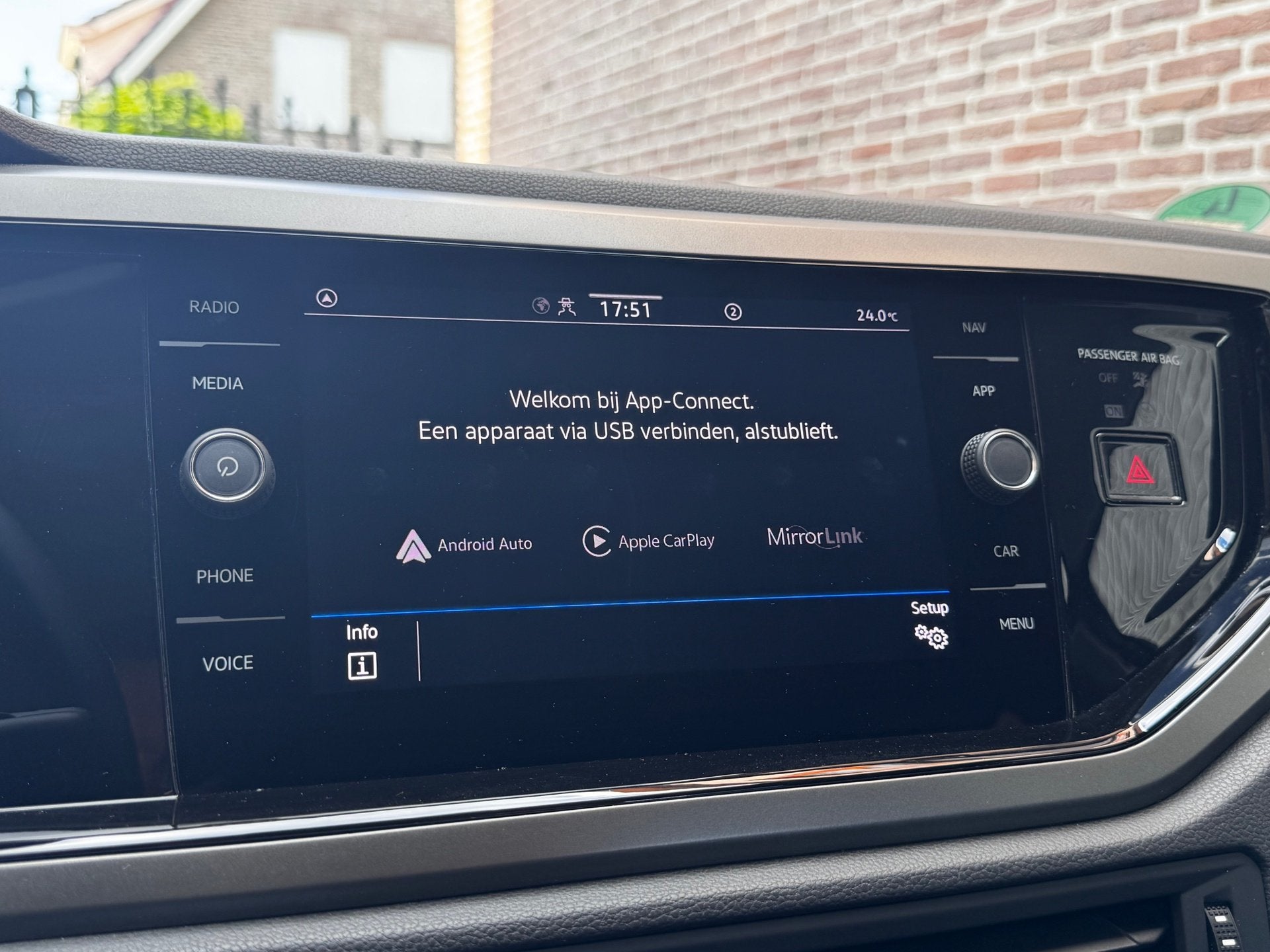 Volkswagen Polo 1.0 TSI R-line Cruise Carplay 110 PK Led Pdc, Voorwielaandrijving, Stof, Gebruikt, Met garantie (alle)