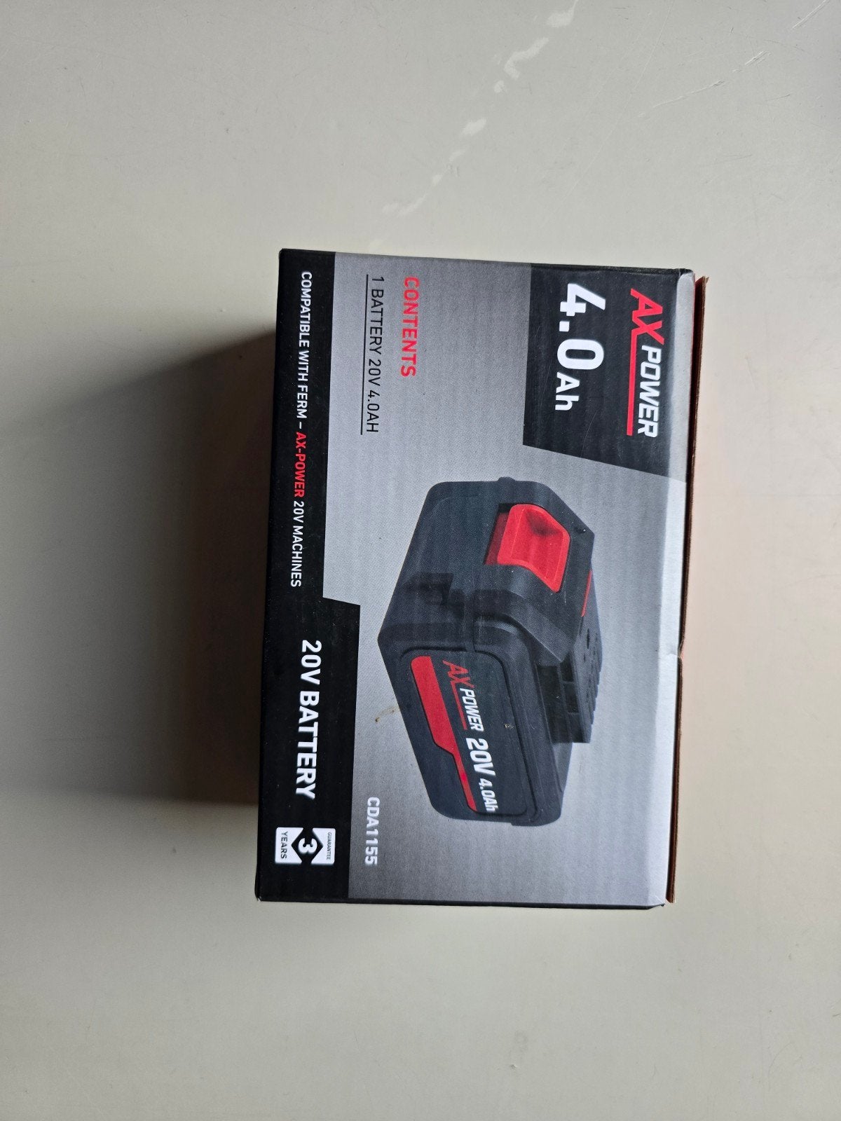 AX Power 20V 4Ah Accu - Nieuw in doos, Ophalen of Verzenden, Nieuw