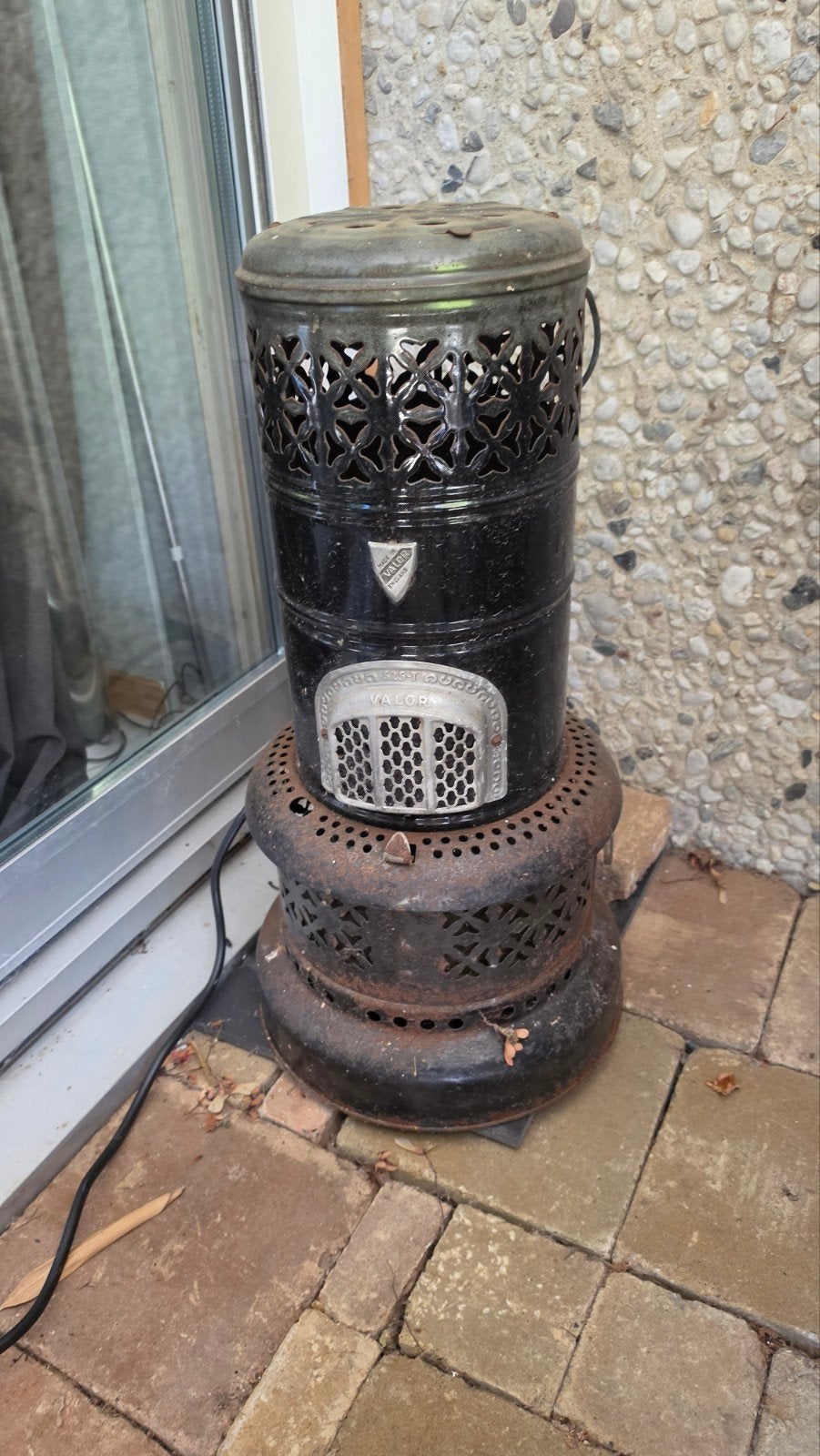 Antieke Valor 525-T oliekachel - Made in England, Ophalen