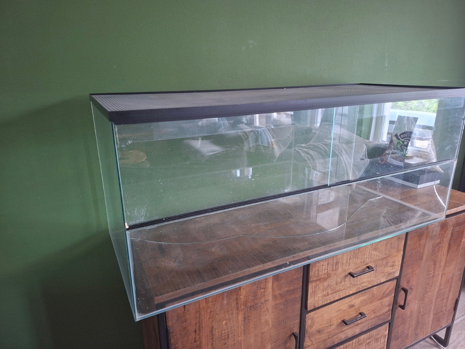 terrarium, Ophalen