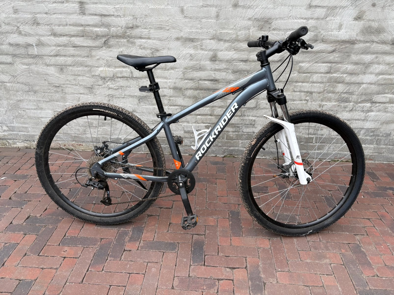 Rockrider mtb maat m., Zo goed als nieuw, Schijfrem, Ophalen, Overige merken