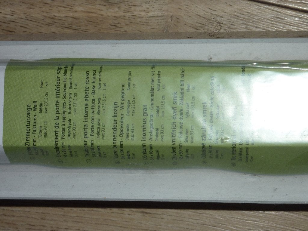 Binnendeur en binnen kozijn wit gegrond-nieuw, Deuren of Kozijnen