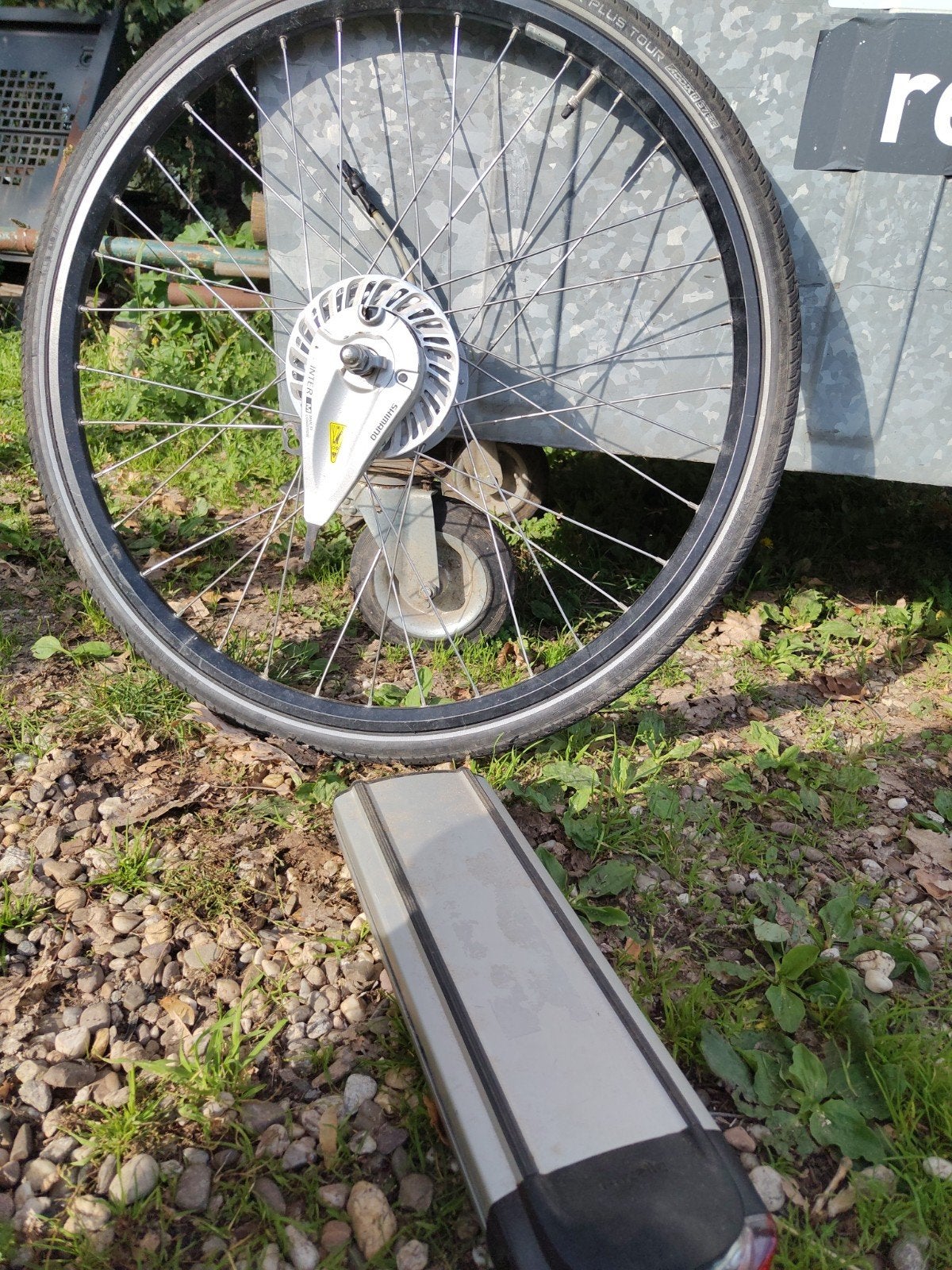 Foto 4 van voorwiel Gazelle electrische fiets charmonix
