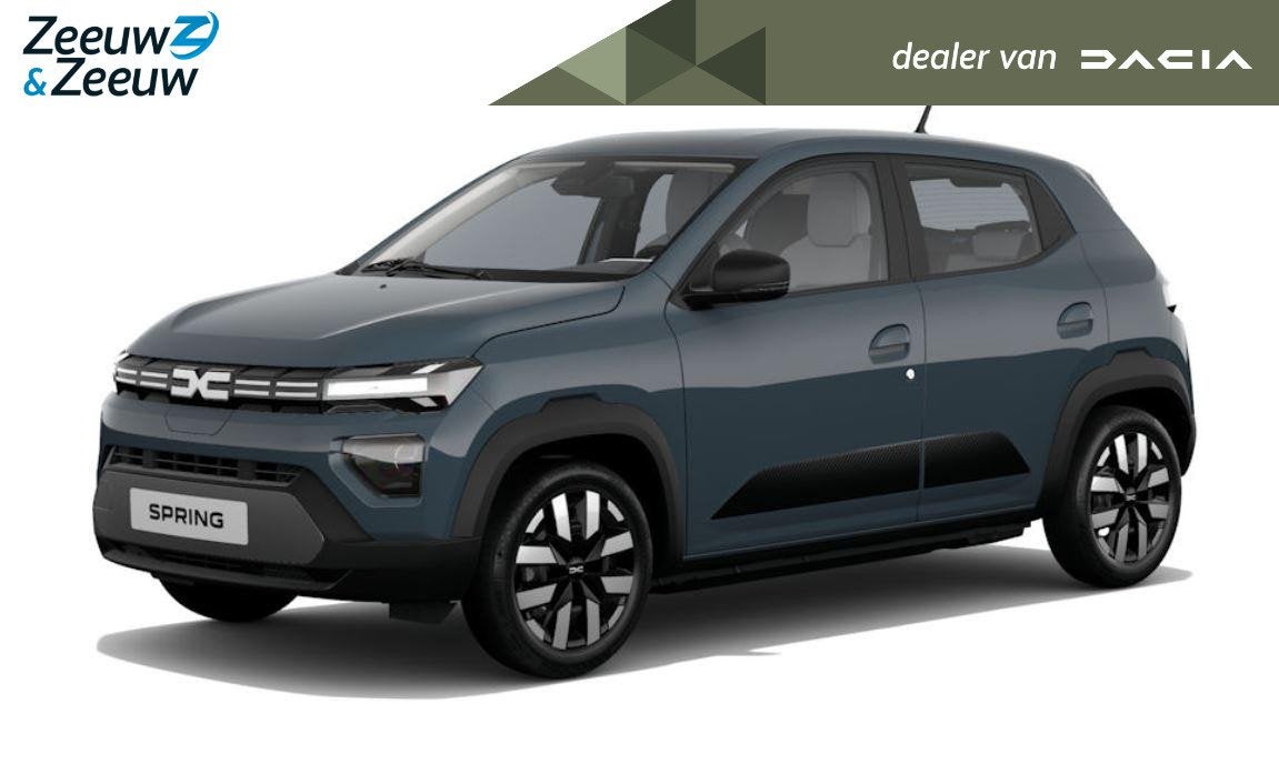 Dacia Spring Expression 70 | Alleen uit voorraad leverbaar!, Auto's, 12 maanden, Stof, Blauw, 1006 kg