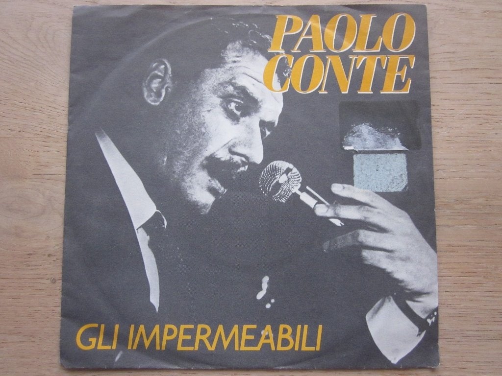 Paolo Conte - Gli impermeabili, Verzenden, 7 inch, Zo goed als nieuw, Beschermende buitenhoes