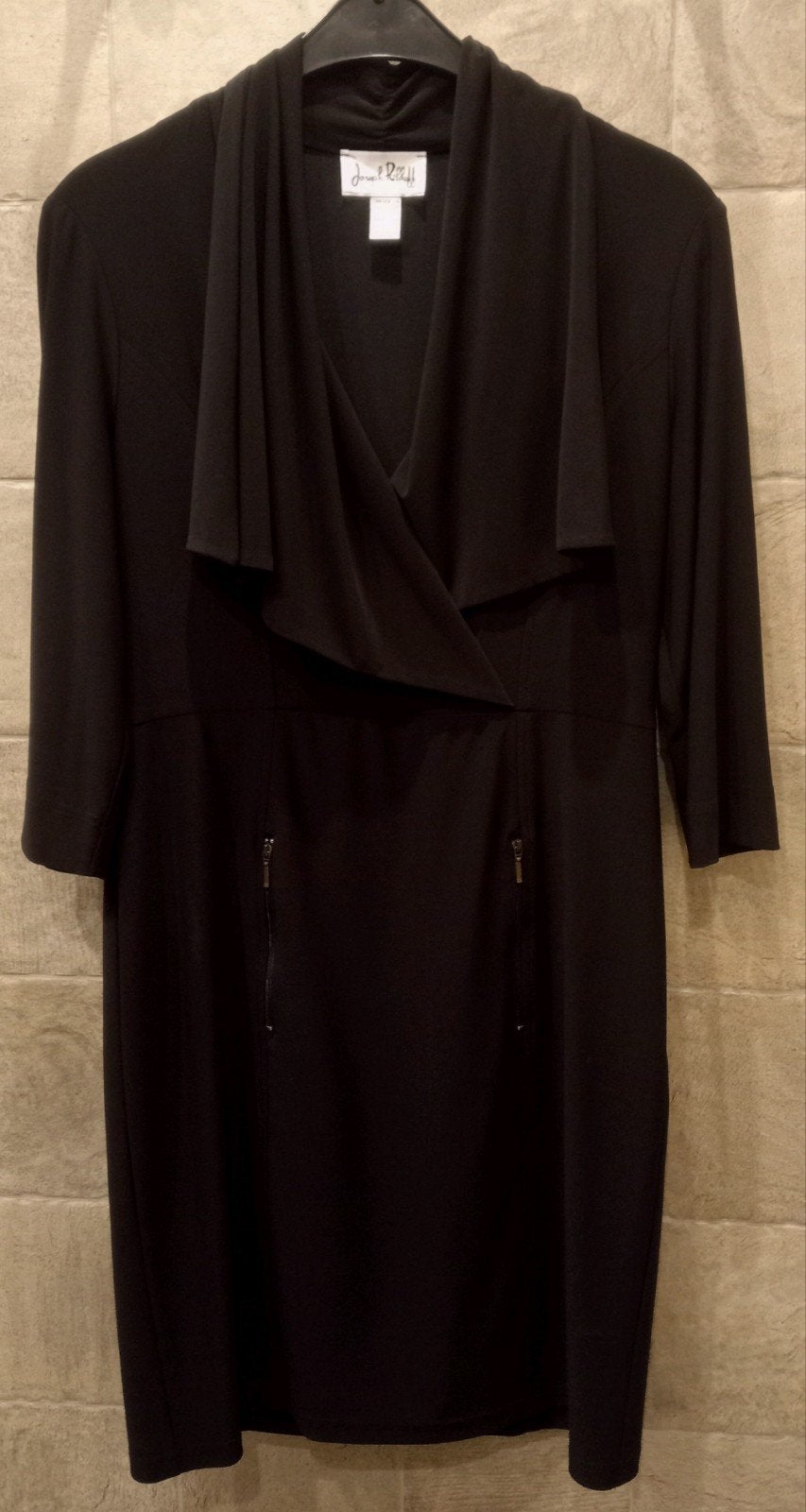 Joseph Ribkoff - Zgan Zwarte Jurk Maat 42, Kleding | Dames, Jumpsuits, Zwart, Maat 42/44 (L), Joseph Ribkoff, Ophalen of Verzenden