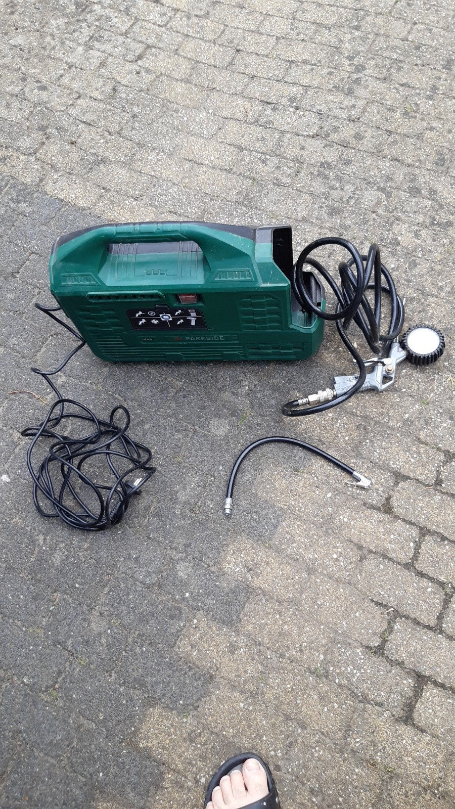 Parkside PKZ 180 C5 Compressor - Zo goed als nieuw, Ophalen