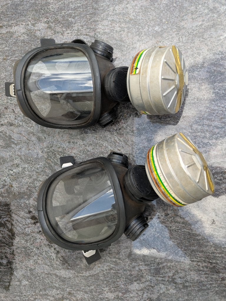 SEKUR C607 volgelaatsmasker 2x, Ophalen of Verzenden, Zo goed als nieuw, Volgelaatsmaskers