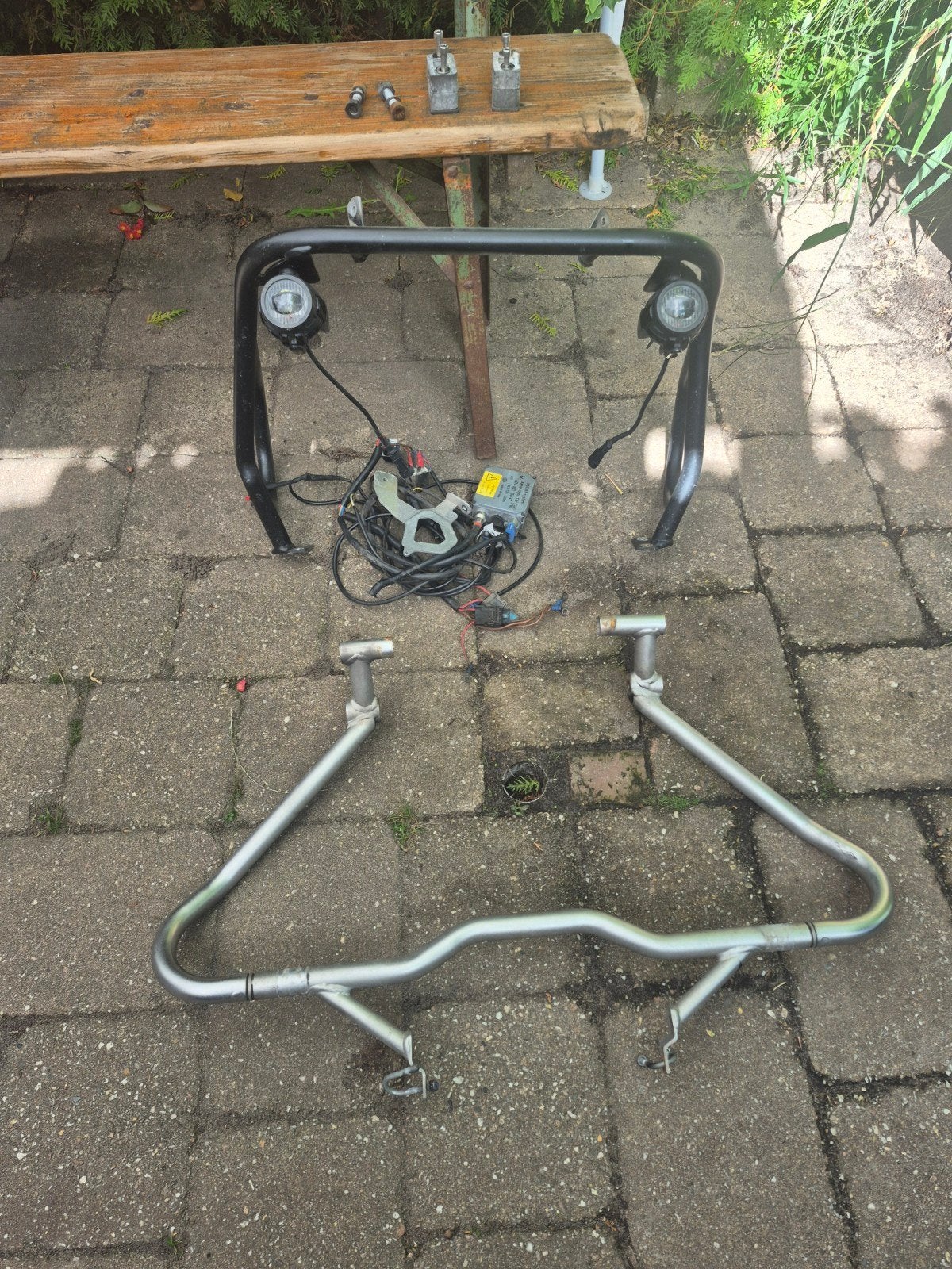 Valbeugels en verlichting  BMW 1200gs, Motoren, Ophalen, Gebruikt