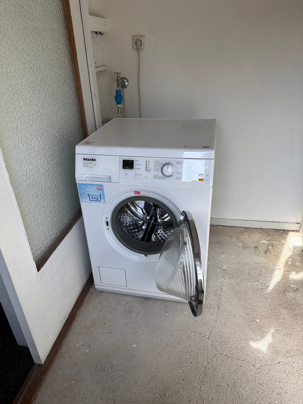 Miele W3521 Wasmachine - Betrouwbaar en Duurzaam, Witgoed en Apparatuur, Ophalen, Gebruikt, Voorlader, Wolwasprogramma