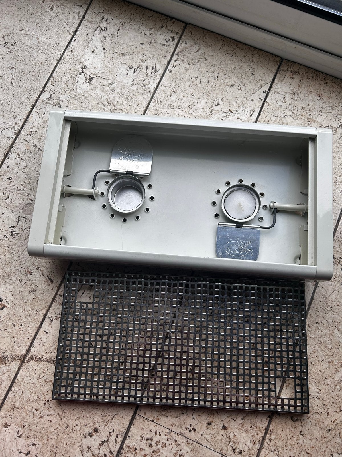 Brabantia warmhoudplaat / rechaud voor waxinelichtjes, Overige typen, Ophalen of Verzenden, Zo goed als nieuw, Metaal