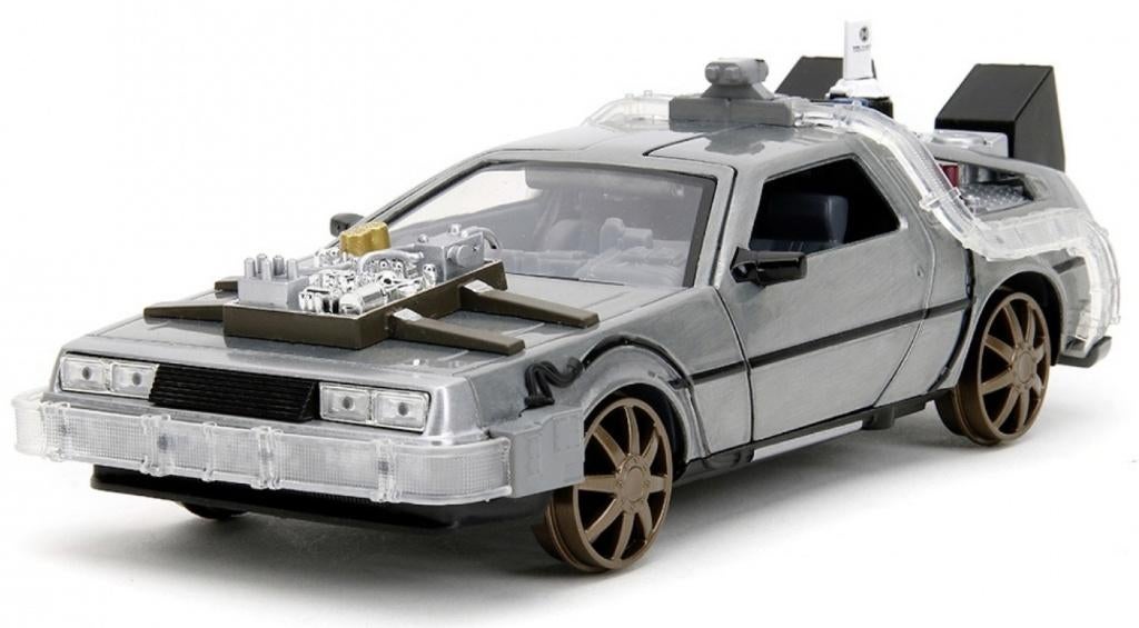 Jada Toys Delorean Back to the Future 3/ Schaal 1:24 / NIEUW, Auto, Jada Toys, Nieuw, Ophalen of Verzenden