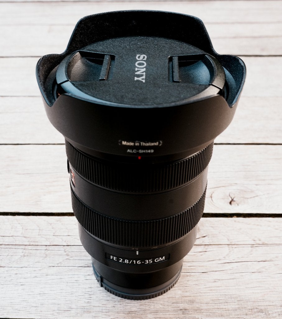 Sony FE 16-35mm 2.8 GM-lens, Sony, Zo goed als nieuw, Beschermhoes/tas, Sony E-mount