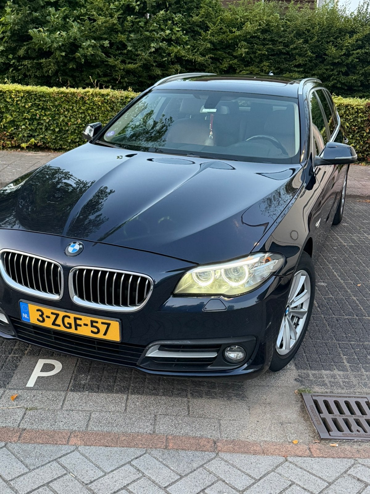 BMW 5-Serie 528I 180KW Touring Aut8 2015 Blauw, Auto's, BMW, Automaat, Achterwielaandrijving, 4 cilinders, 2000 kg