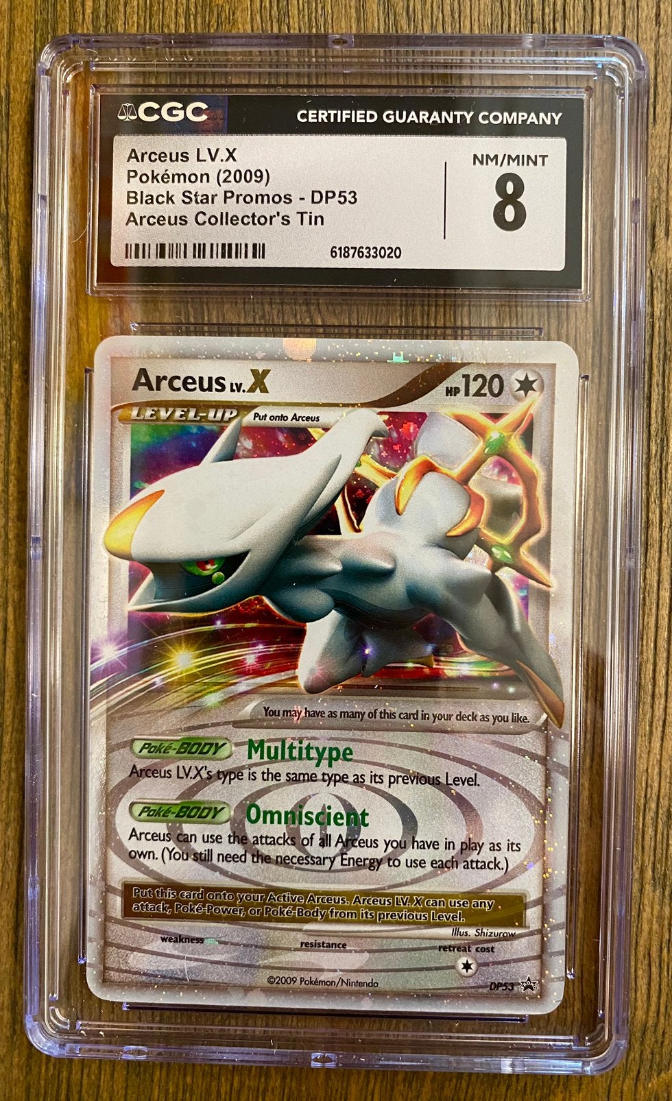 Graded Arceus LV. X promo DP53 CGC8, Ophalen of Verzenden, Nieuw, Losse kaart, Foil
