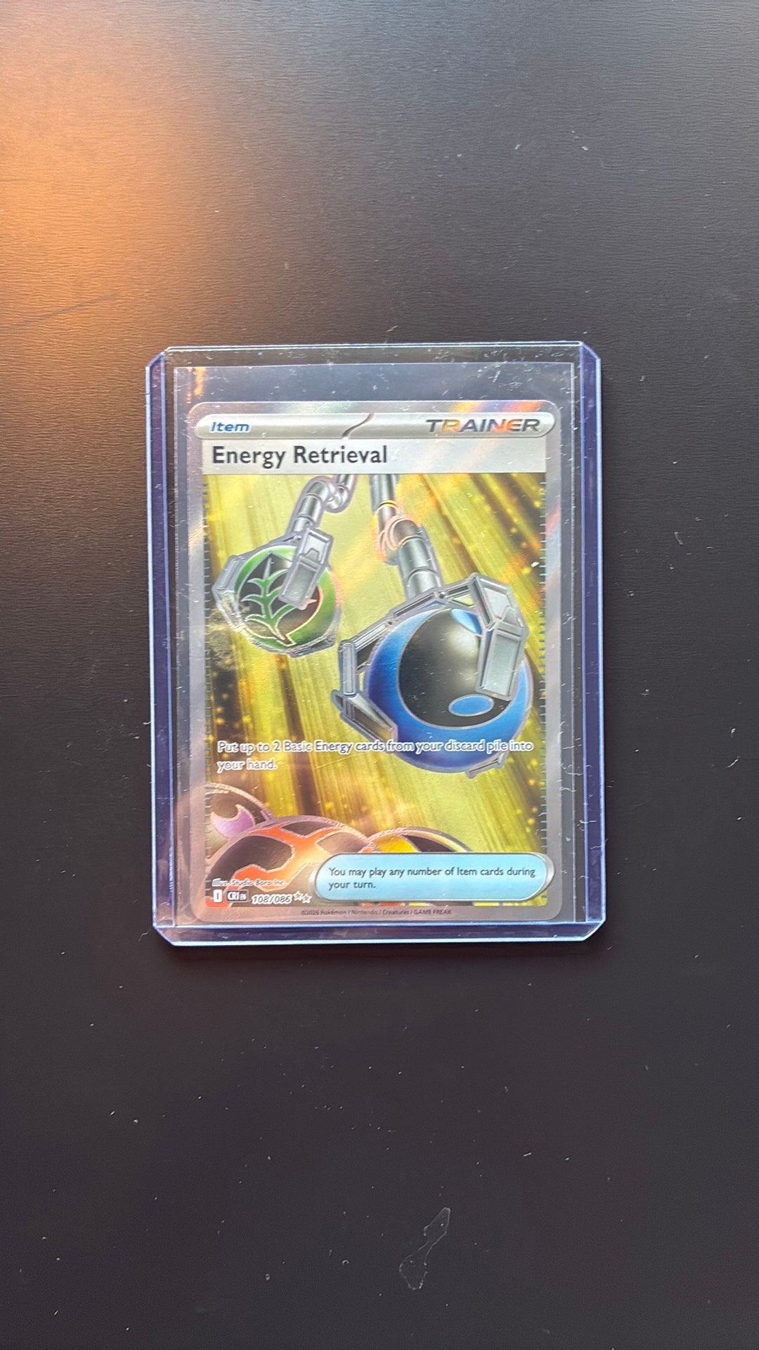 Energy Retrieval Pokemonkaart, Ophalen of Verzenden, Nieuw, Losse kaart, Foil