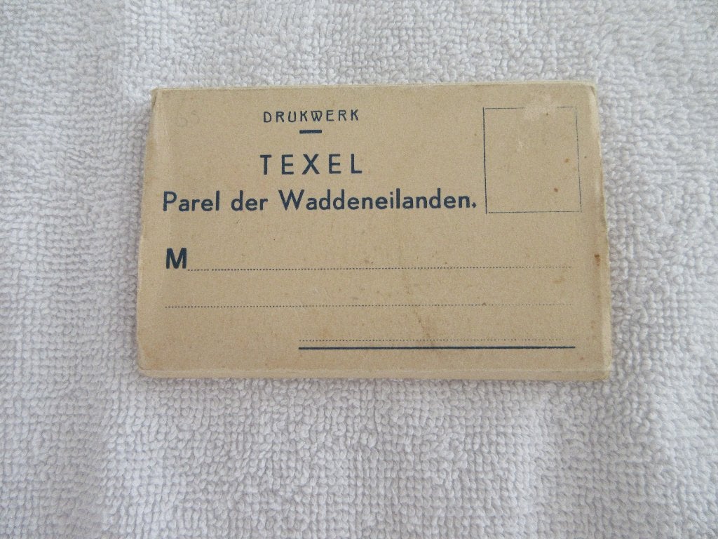 Texel 10 snapshots ongeveer 1910 met o.a Oudeschild., Ophalen of Verzenden, Voor 1920, Ongelopen, Waddeneilanden