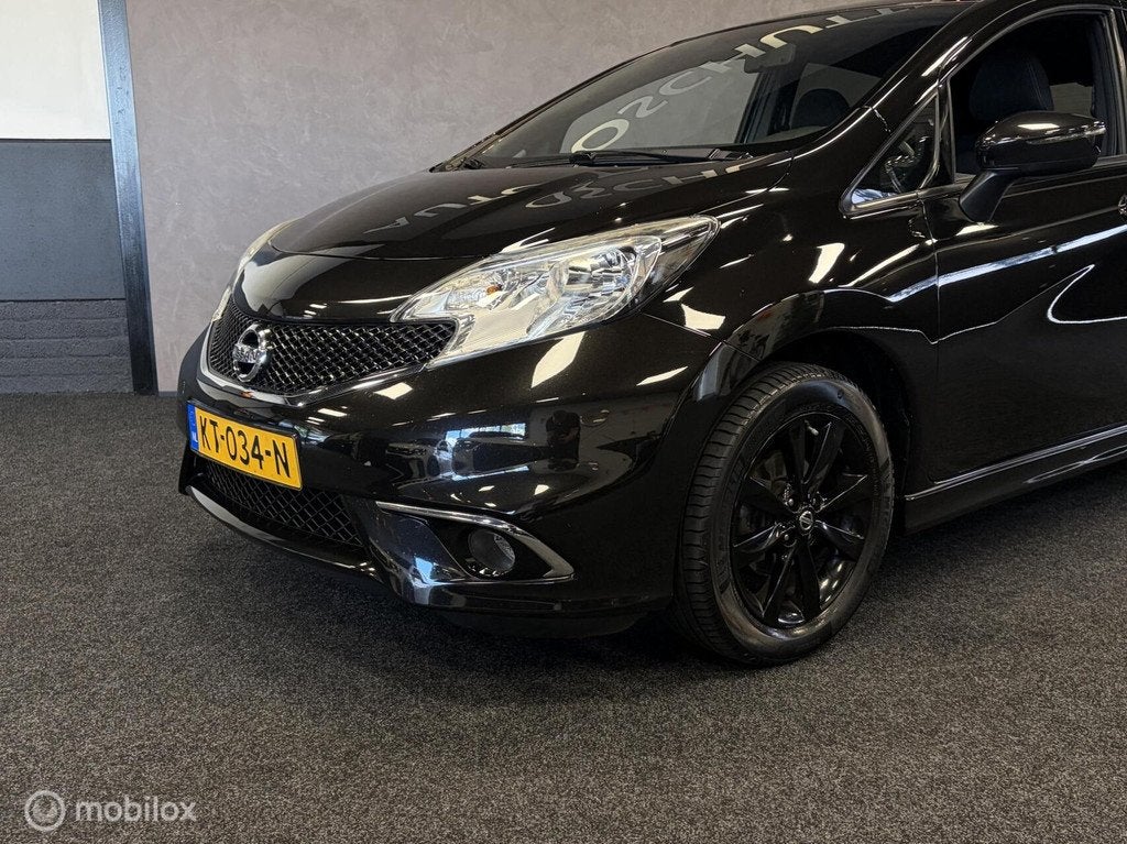 Nissan Note 1.2 Black Edition 1e EIGENAAR / NAP / NAVI / AIR, Auto's, Nissan, Stof, 1198 cc, Bedrijf, Handgeschakeld