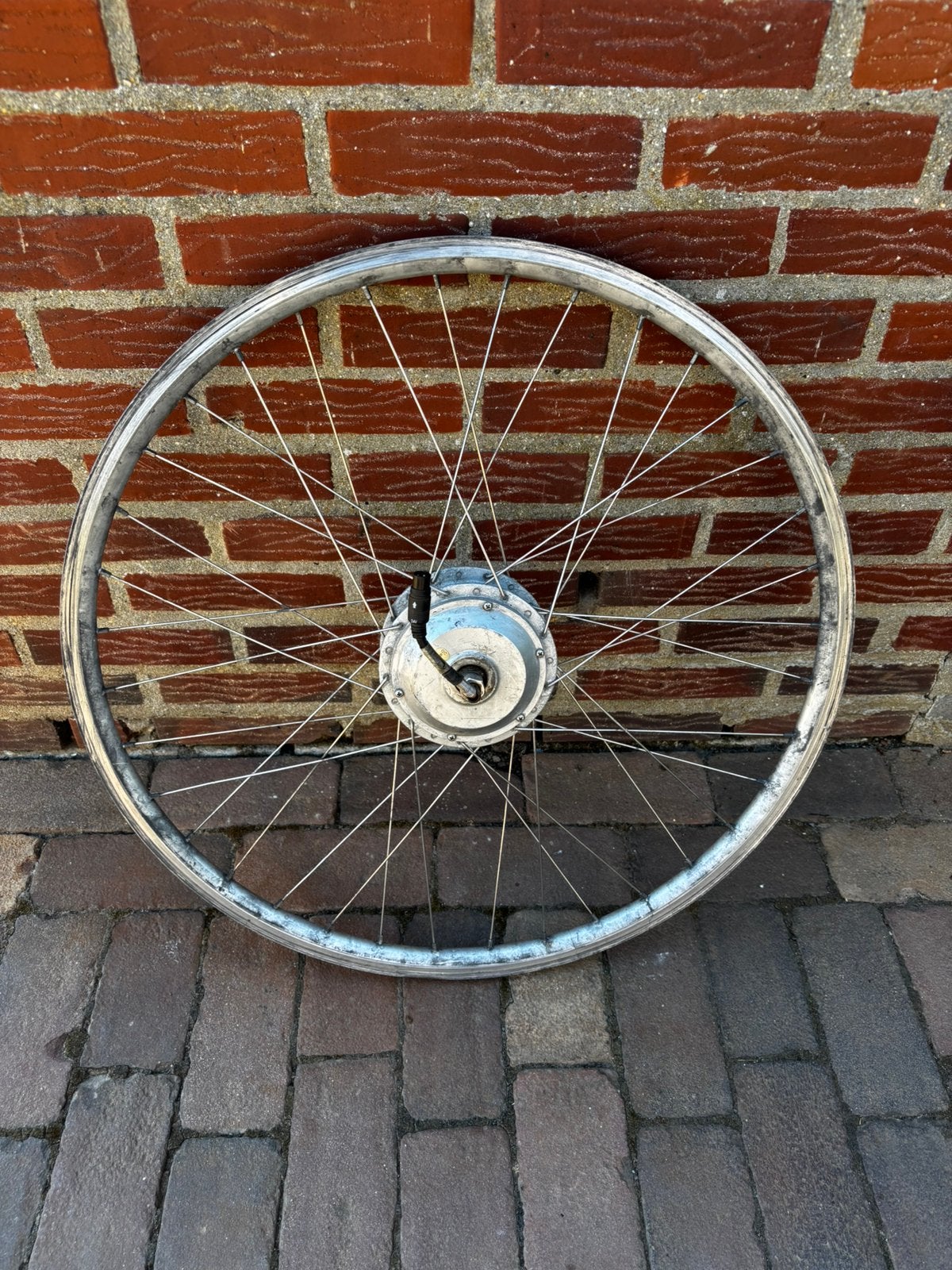 Voorwielmotor met velg 3pins, Ophalen of Verzenden, Gebruikt, Motor