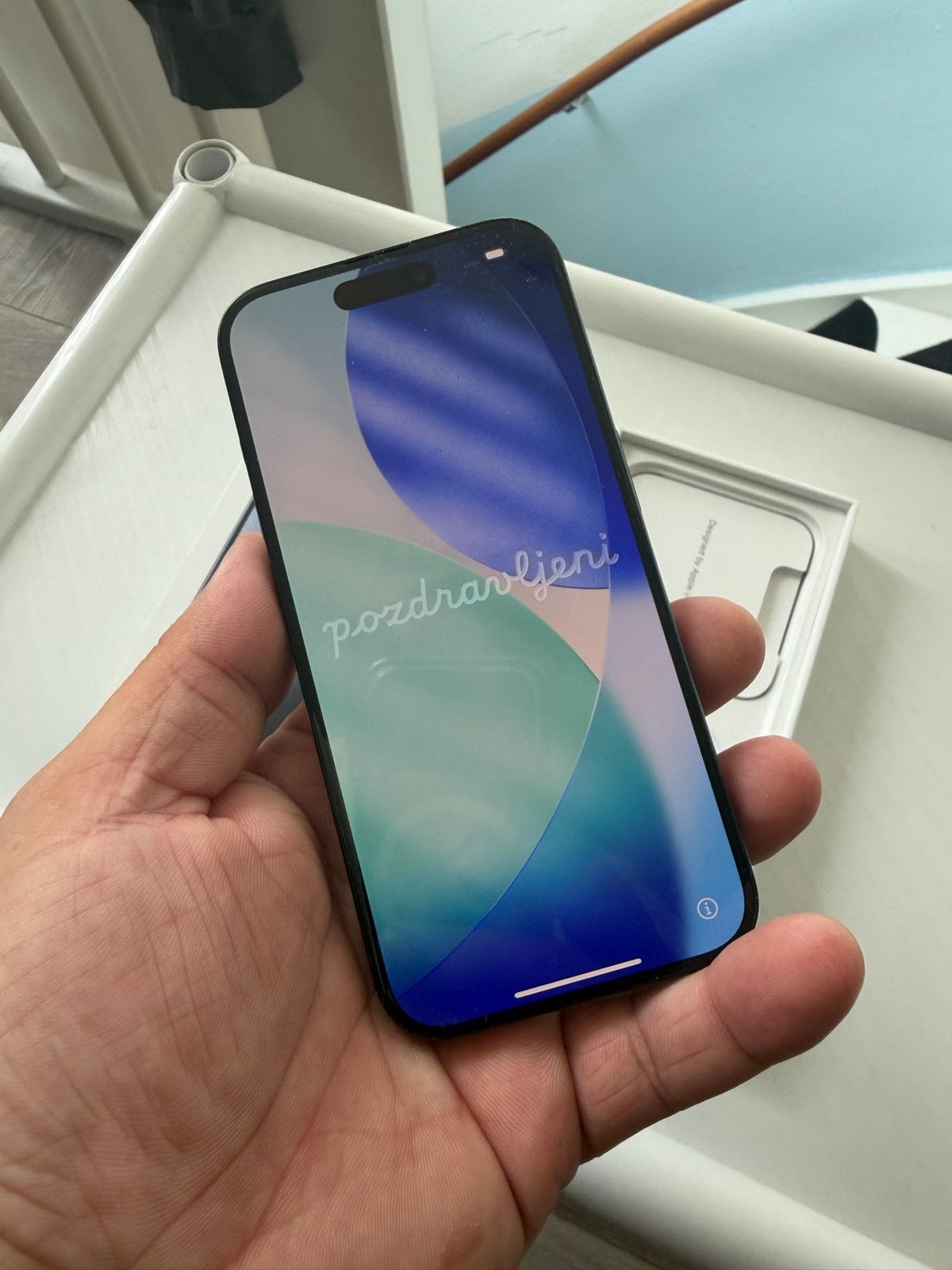 iPhone 15 Pro - titanium blue