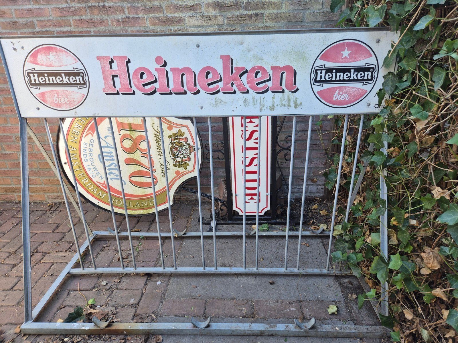 Fietsenrek Heineken, Verzamelen, Ophalen, Heineken