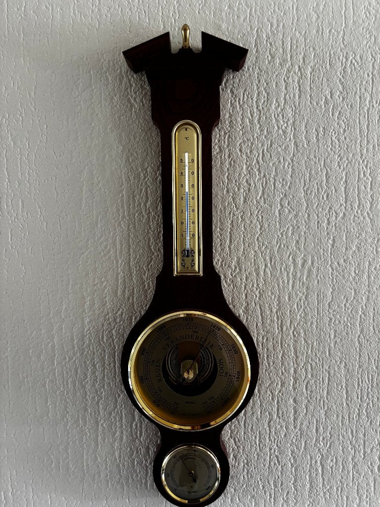 VINTAGE BAROMETER, Audio, Tv en Foto, Weerstations en Barometers, Ophalen, Zo goed als nieuw, Barometer