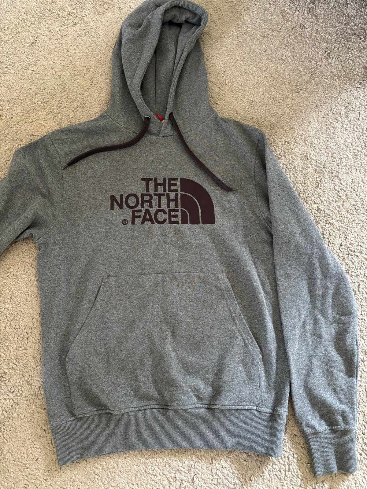The North Face Hoodie Grijs Maat S, Ophalen of Verzenden, Zo goed als nieuw, Maat 46 (S) of kleiner, Grijs