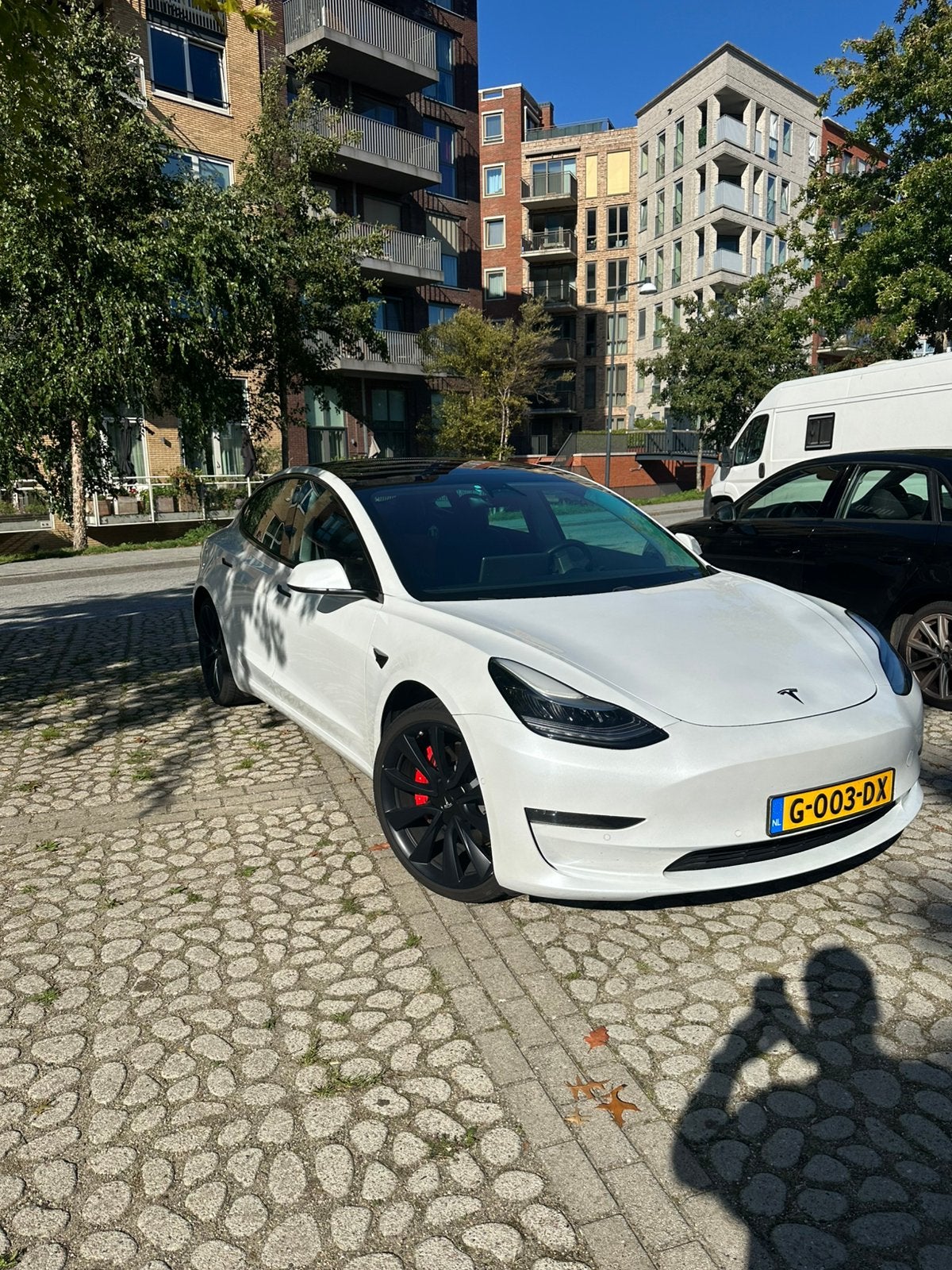 Tesla Model 3 Performance 2019 | NAP | dealer-onderhouden, Auto's, Automaat, 1831 kg, Zwart, Wit