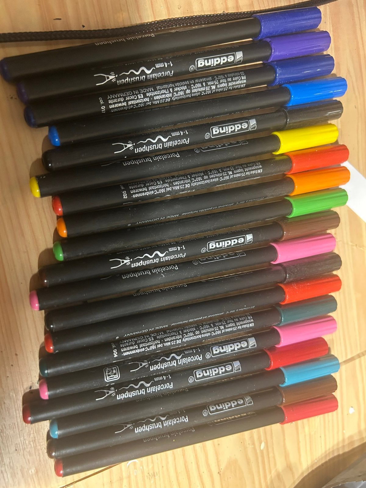 Edding Porselein stiften, Ophalen of Verzenden, Zo goed als nieuw, Potlood of Stift