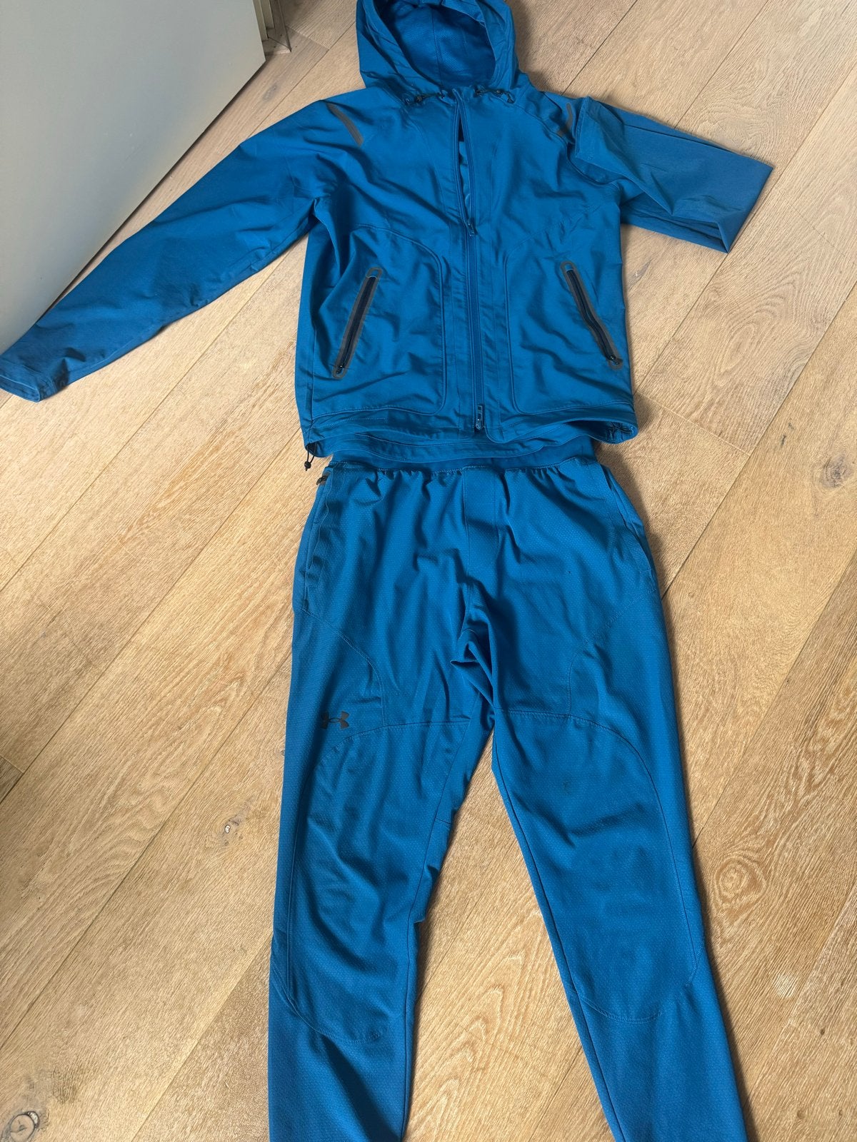 Under Armour Trainingspak Blauw S/M, Fitness, Blauw, Ophalen of Verzenden, Gedragen