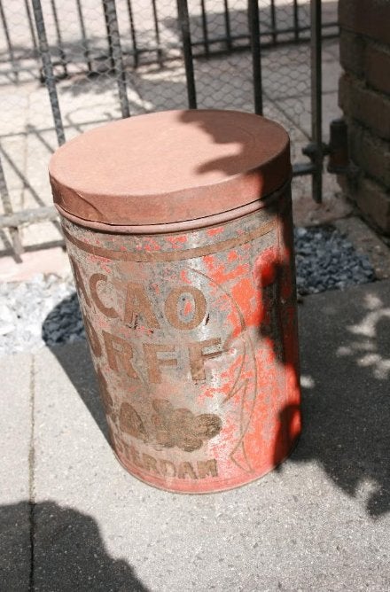 Groot Vintage Cacoablik, Vintage, Gebruikt, Onbekend, Ophalen of Verzenden