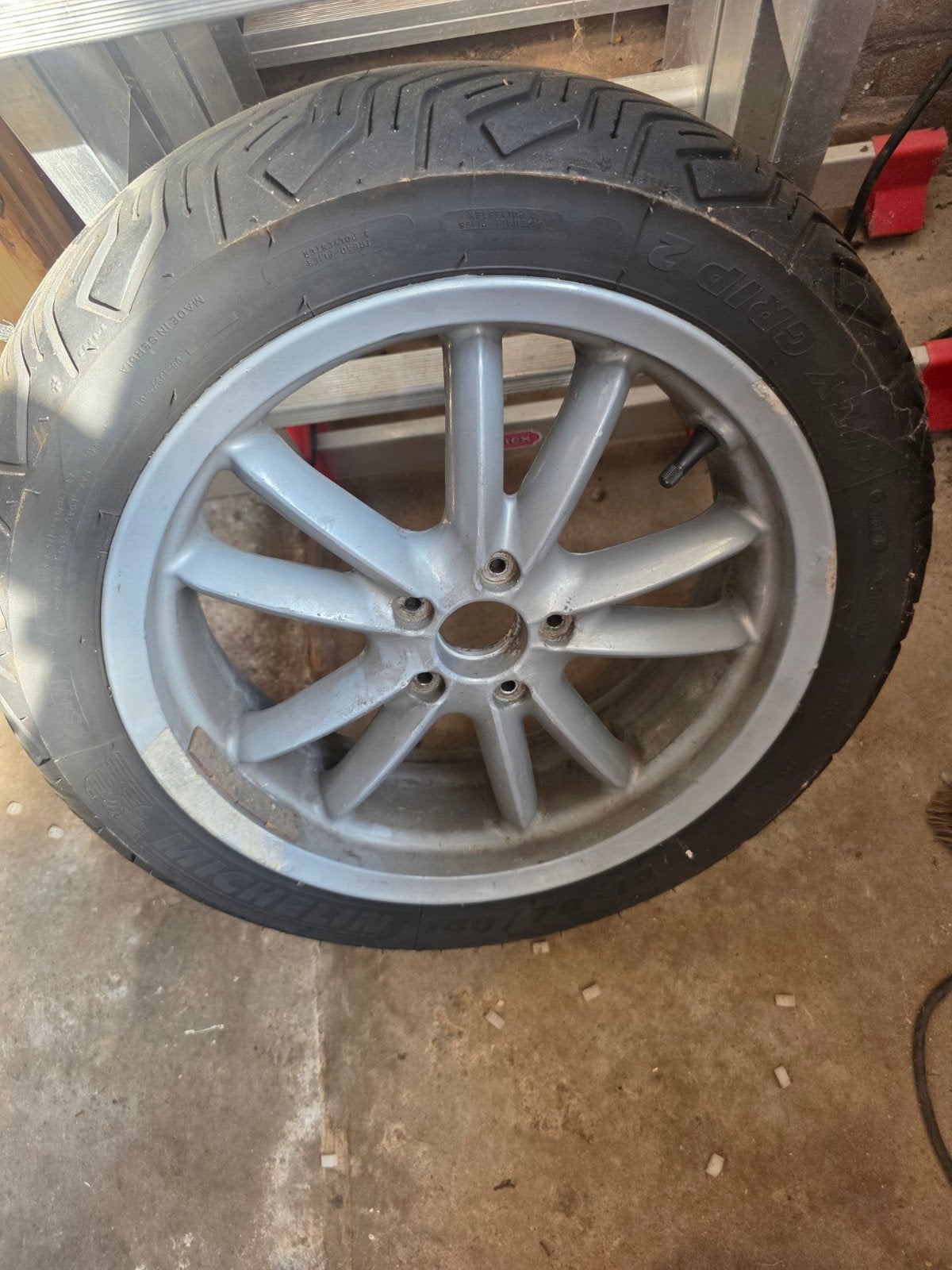 Piaggio MP3 achtervelg met band, Ophalen of Verzenden, Gebruikt