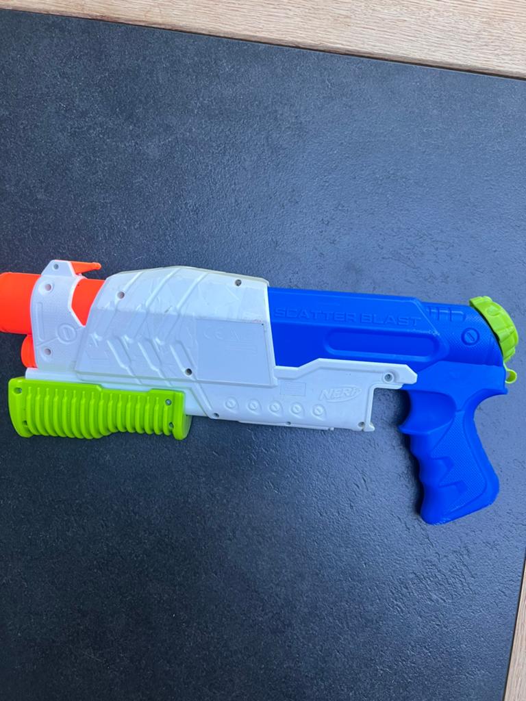 NERF SCATTER BLAST WATERPISTOOL WATER PISTOOL BIJN GRATIS, Ophalen of Verzenden, Gebruikt