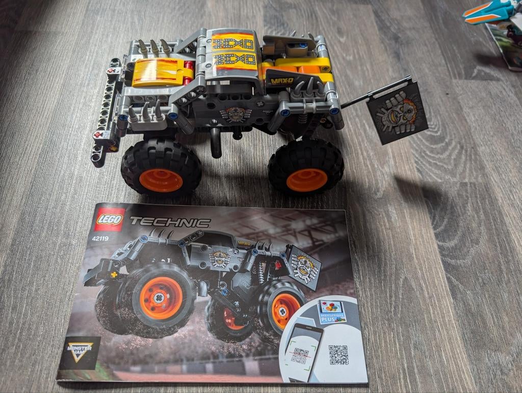 LEGO Technic 42119 Monster Jam Max-D, Kinderen en Baby's, Speelgoed | Duplo en Lego, Lego, Compleet, Ophalen of Verzenden, Zo goed als nieuw
