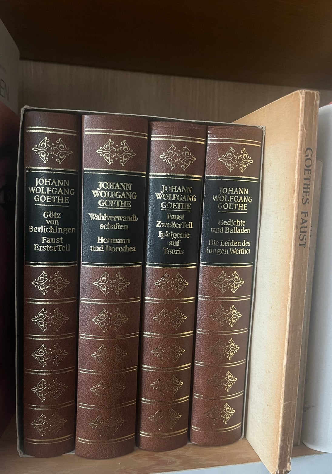 Johann Wolfgang Goethe - Complete Werken (4 delen), Ophalen of Verzenden, Zo goed als nieuw, Europa overig