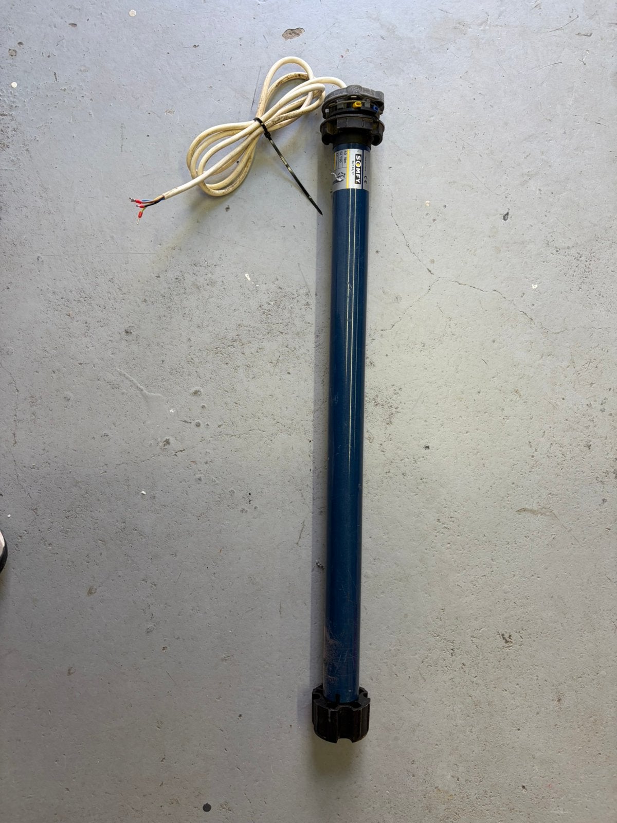 Somfy buismotor SLT40/17, Ophalen of Verzenden, Gebruikt, Wit, Minder dan 100 cm