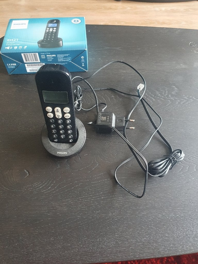 Draadloze huistelefoon, Ophalen, Gebruikt, 1 handset, Stralingsarm